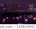 The night view of the seaside park that cannot be seen from the upper floors of Odaiba and the high-rise apartment buildings in the Harumi area 130814042