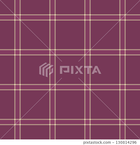 Traditional fabric textile tartan, eps pattern background plaid. Volume check seamless texture vector in pink and pastel colors. 130814296