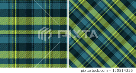 Plaid pattern texture of fabric tartan vector with a seamless textile background check. Set in dark colors for unique birthday card designs. Plaid pattern texture of fabric tartan vector with a seamless textile background check. Set in dark colors for unique birthday card designs. 130814336