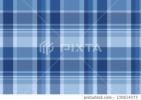 Romance textile texture seamless, curve tartan pattern fabric. Girly background check vector plaid in blue and light colors. 130814373