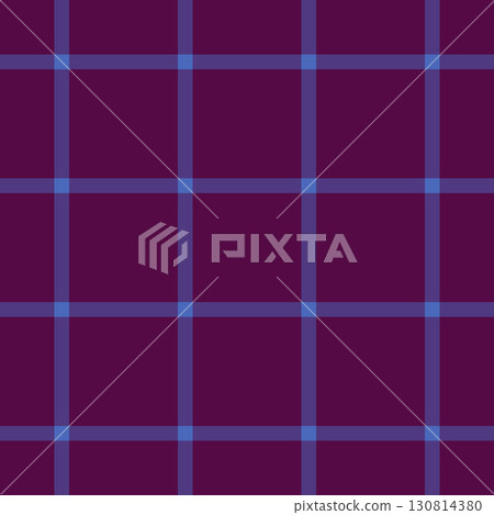 List check pattern texture, selection seamless textile fabric. Cover vector plaid tartan background in pink and indigo colors. 130814380