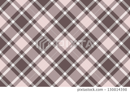 Classic plaid pattern featuring intersecting stripes, a timeless textile design. Ideal for backgrounds, fabric design, or creating a warm, cozy atmosphere. 130814398