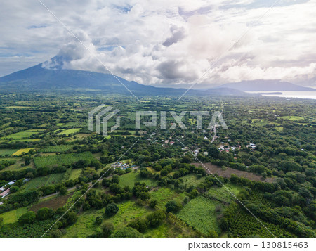 Ometepe island aerial landscape Ometepe island aerial landscape 130815463