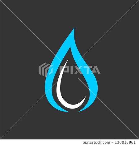 Droplet Logo Template. Drop Water Icon. Illustration Design. Vector EPS 10. 130815961