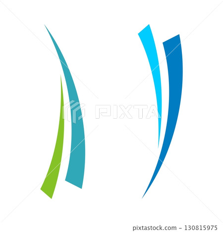 Swoosh Finance Vector Logo Template Illustration Design. Vector EPS 10. 130815975