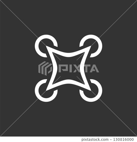 Drone Icon Vector Logo Template Illustration Design. Vector EPS 10. 130816000