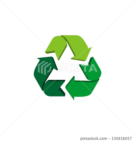 Recycle Icon Vector Logo Template Illustration Design. Vector EPS 10. Recycle Icon Vector Logo Template Illustration Design. Vector EPS 10. 130816057