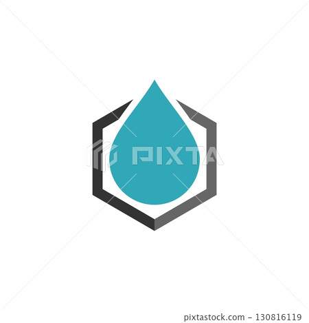 Drop Water Logo Template Illustration Design. Vector EPS 10. Drop Water Logo Template Illustration Design. Vector EPS 10. 130816119