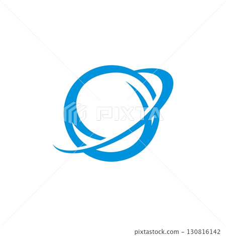 Blue Planet Orbit Logo Template Illustration Design. Vector EPS 10. 130816142