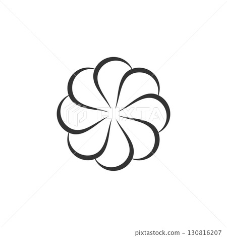 Sunflower icon vector Logo Template Illustration Design. Vector EPS 10. Sunflower icon vector Logo Template Illustration Design. Vector EPS 10. 130816207