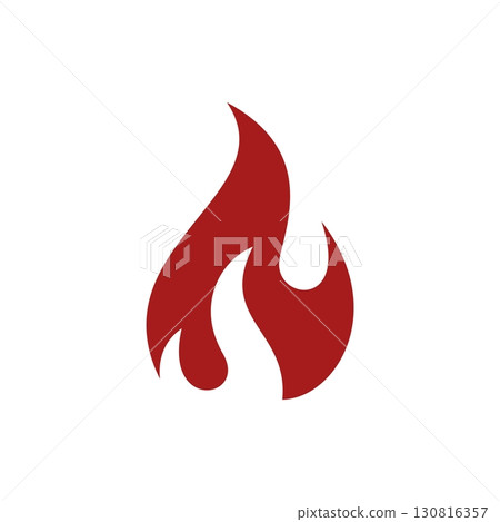 Fire Flame Logo Template Illustration Design. Vector EPS 10. 130816357