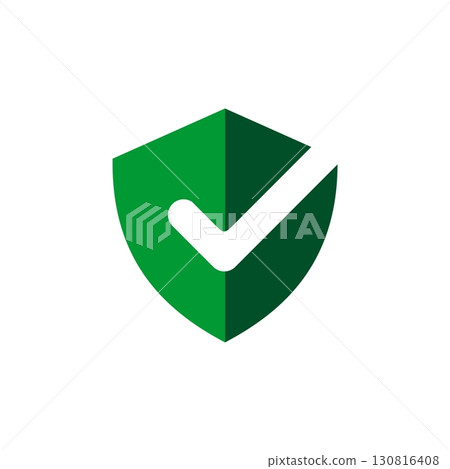 Green Check Mark Logo Template Illustration Design. Vector EPS 10. Green Check Mark Logo Template Illustration Design. Vector EPS 10. 130816408
