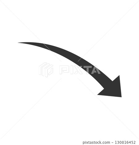 Drop Arrow Icon Logo Template Illustration Design. Vector EPS 10. Drop Arrow Icon Logo Template Illustration Design. Vector EPS 10. 130816452
