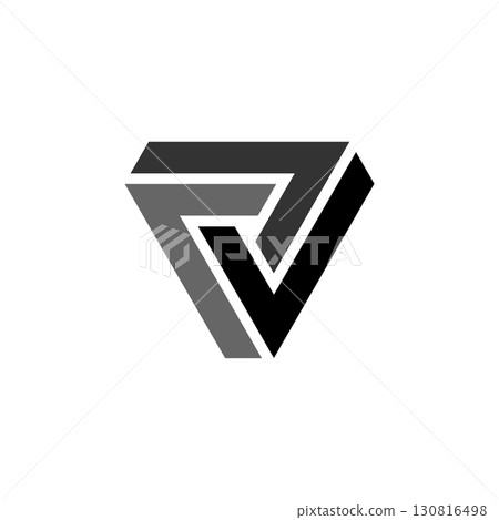 Trinity Triangle Logo Template Illustration Design. Vector EPS 10. 130816498
