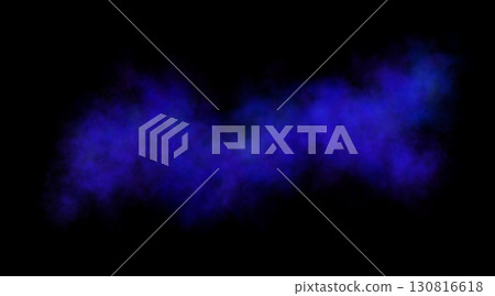 Blue smoke cloud with soft texture and transparency effect isolated on alpha background for design and editing Blue smoke cloud with soft texture and transparency effect isolated on alpha background for design and editing 130816618