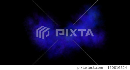 Blue smoke cloud isolated on transparent background mockup template for visual effects and digital compositing purposes Blue smoke cloud isolated on transparent background mockup template for visual effects and digital compositing purposes 130816824