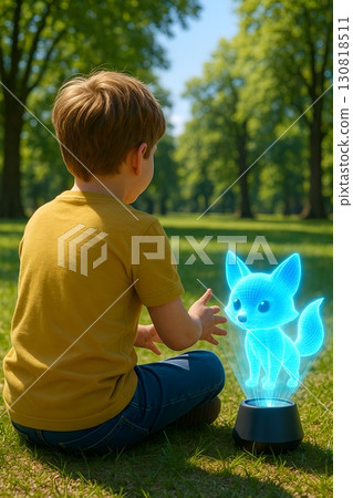 vr, child, boy 130818511