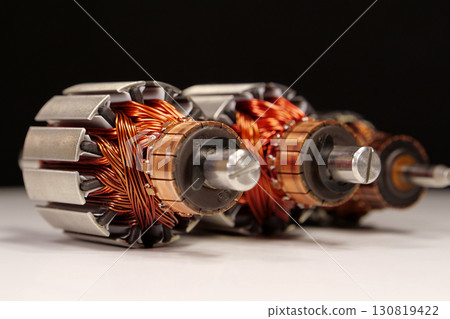 Rotors of electric motors from small household appliances 130819422