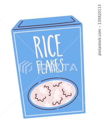 Rice flakes pack natural food 130820113