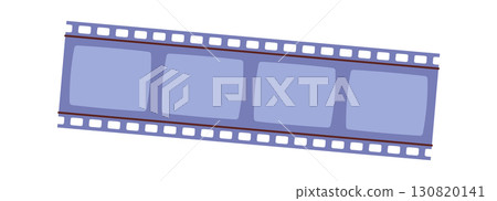 Movie filmstrip tape hand drawn 130820141