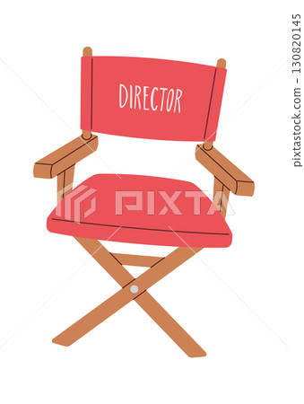 Movie director chair hand drawn 130820145
