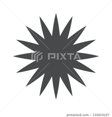 Black sun mid century element Black sun mid century element 130820207
