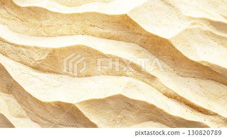Beige texture background with layers of sand ripples 130820789