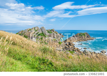 青森縣八戶市種差海岸紅葉 130821001