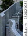 3D Printed concrete texture. architectural background.  130821082