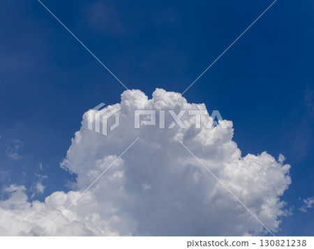 Cumulonimbus rising in the blue sky Cumulonimbus rising in the blue sky 130821238