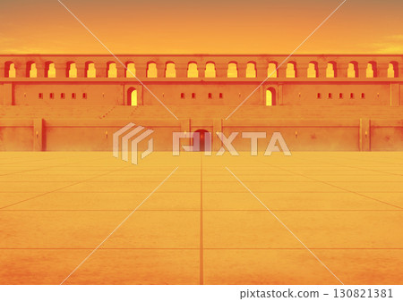 Arena style (no spectators) Background illustration 03 130821381