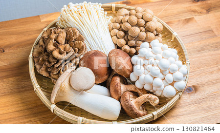 Assorted mushrooms 130821464