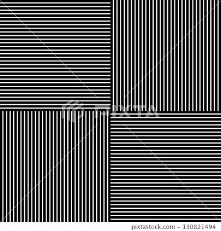 Wicker basket texture. Tile print with crossed straight horizontal and vertical stripes. Lines background. Abstract geometric pattern. Simple textile structure. Vector graphic illustration 130821494