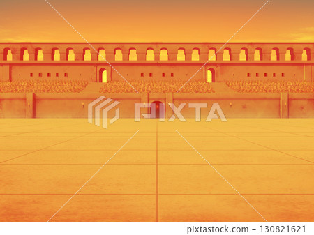 Arena-style background illustration 03 130821621
