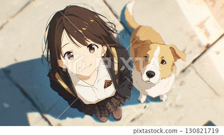 Girls and dogs 130821719