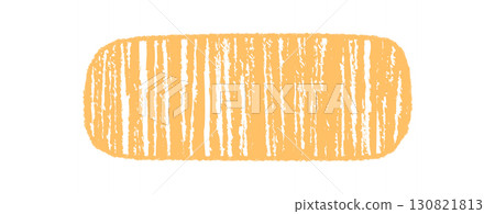 Vertical handdrawn crayon box sketch forms an organic pastel rectangle. Scribble quote with background effect uses graphic style and creative outline, perfect for modern text, label or card 130821813