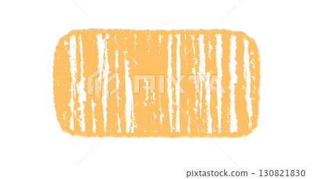 Vertical crayon scribble textbox with fluid banner frame. Rectangle box illustration in sketchy style as background, label or text element, perfect for creative designs and modern layouts. 130821830
