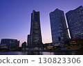 Yokohama Minato Mirai 21 and evening view 130823306