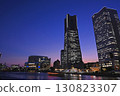 Yokohama Minato Mirai 21 and evening view 130823307