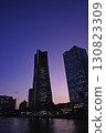 Yokohama Minato Mirai 21 and evening view 130823309
