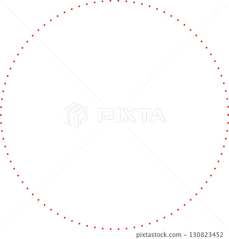 A simple red circle frame. A frame made of round dots and dashed lines. Easy to use with ample text space. A simple red circle frame. A frame made of round dots and dashed lines. Easy to use with ample text space. 130823452