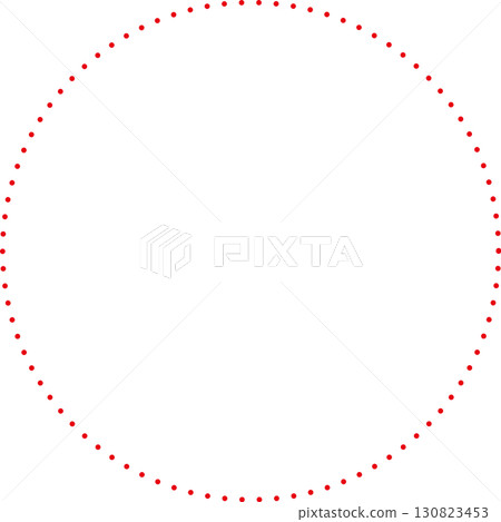A simple red circle frame. A frame made of round dots and dashed lines. Easy to use with ample text space. A simple red circle frame. A frame made of round dots and dashed lines. Easy to use with ample text space. 130823453
