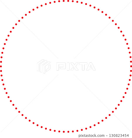 A simple red circle frame. A frame made of round dots and dashed lines. Easy to use with ample text space. A simple red circle frame. A frame made of round dots and dashed lines. Easy to use with ample text space. 130823454