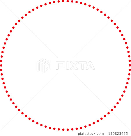 A simple red circle frame. A frame made of round dots and dashed lines. Easy to use with ample text space. A simple red circle frame. A frame made of round dots and dashed lines. Easy to use with ample text space. 130823455