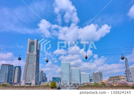 Spring view of Minato Mirai area in Yokohama, Kanagawa Prefecture (Kishamichi, Minato Mirai, Sakuragicho, etc.) Spring view of Minato Mirai area in Yokohama, Kanagawa Prefecture (Kishamichi, Minato Mirai, Sakuragicho, etc.) 130824143