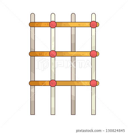illustration of building frame illustration of building frame 130824845