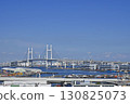 Yokohama Minato Mirai 21 and Bay Bridge 130825073