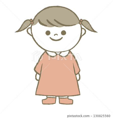 A girl in a dress A girl in a dress 130825560