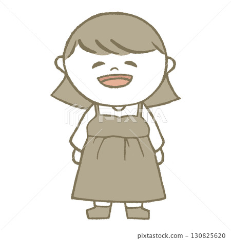A girl in a dress A girl in a dress 130825620