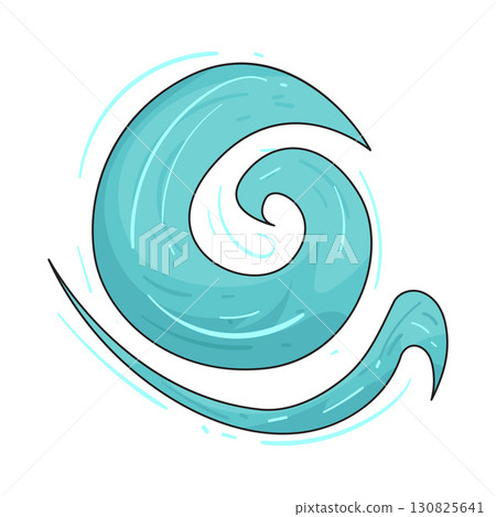 illustration of cyclone illustration of cyclone 130825641